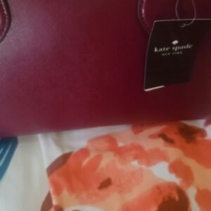Kate Spade Deep Red Satchel